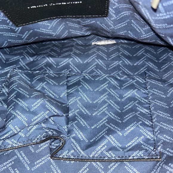 French Connection Bethan Pebble Tote Black 12X14X6 in. Brand New Dust Bag Incl. - Picture 5 of 15